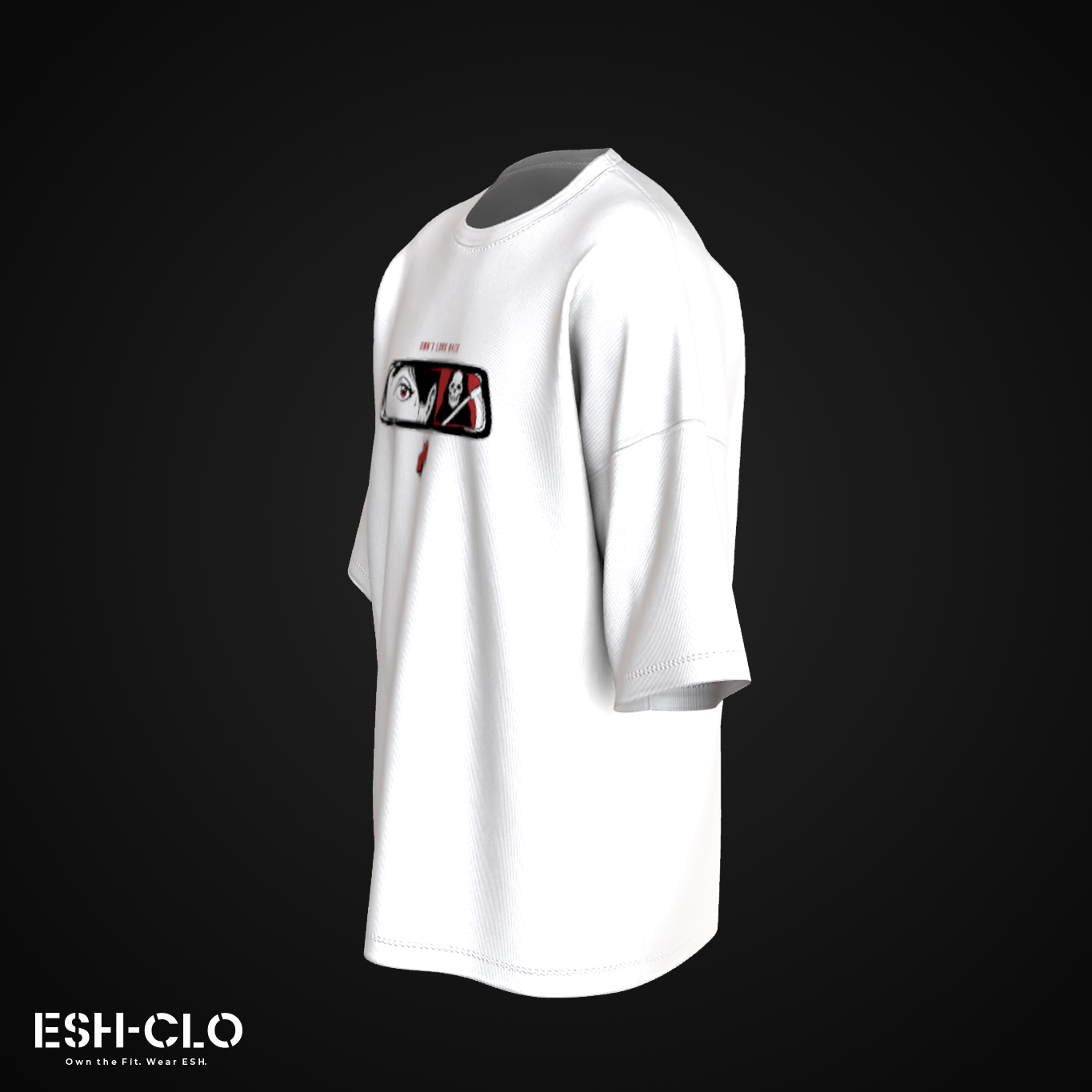 ESH Oversized T-Shirt – Don't Look Back (Drop 1)