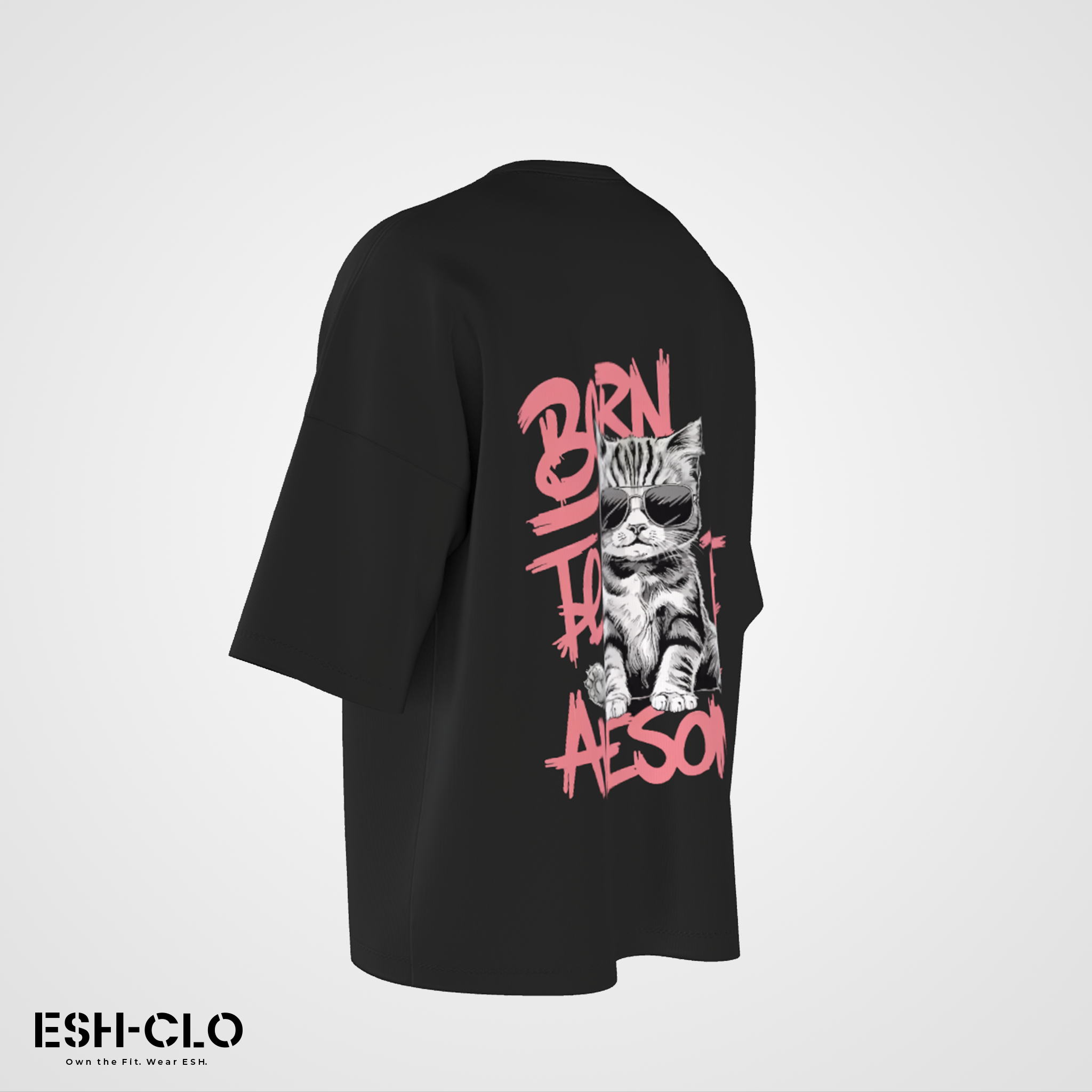 ESH Oversized T-Shirt – Born To Be Awesome (Drop 1)