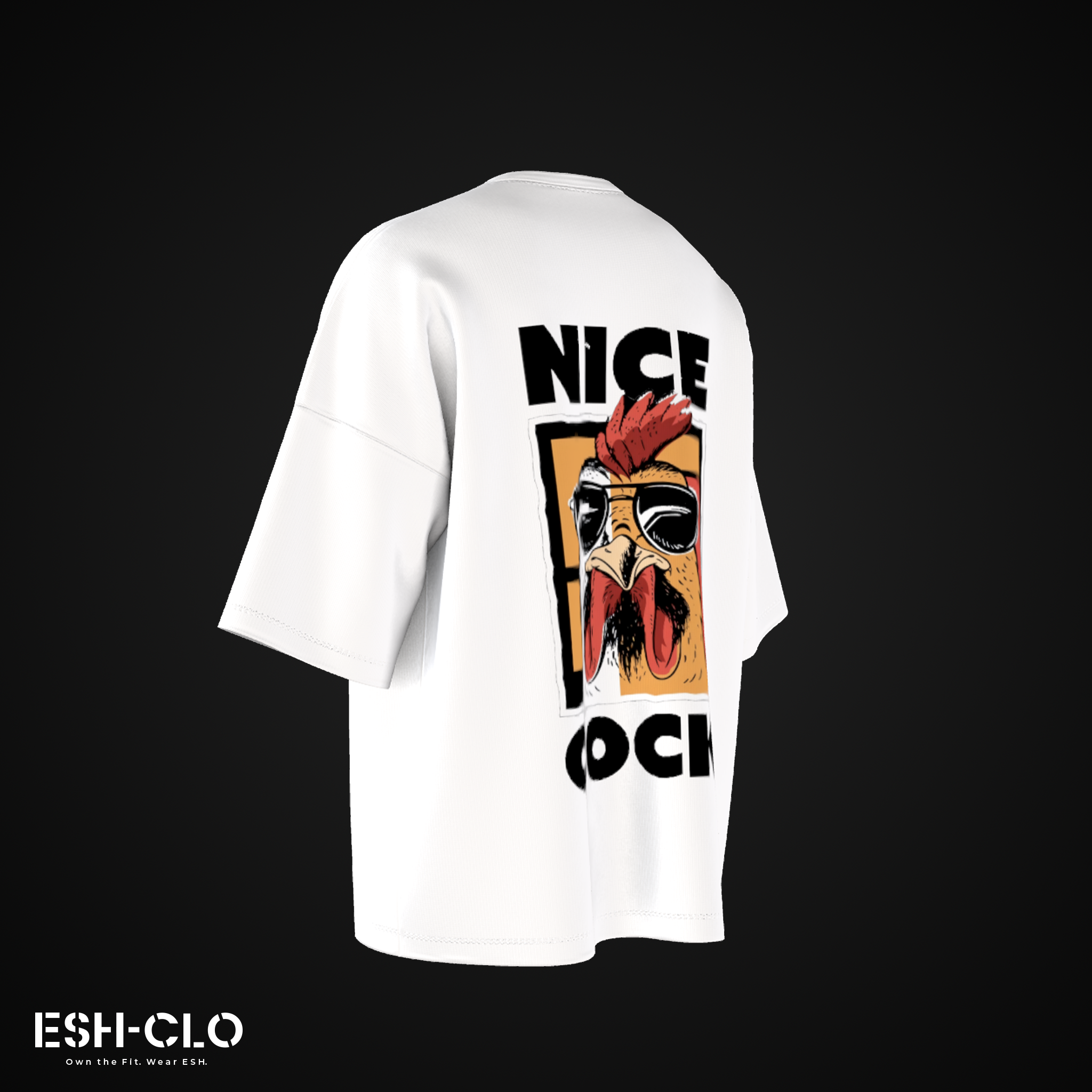 ESH Oversized T-Shirt – Nice Cock (Drop 1)
